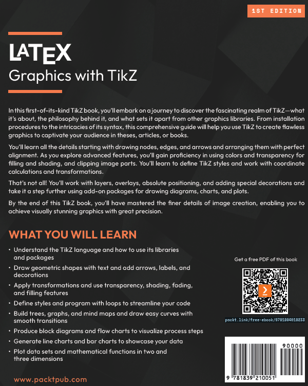 LaTeX TikZの本の表紙（裏）